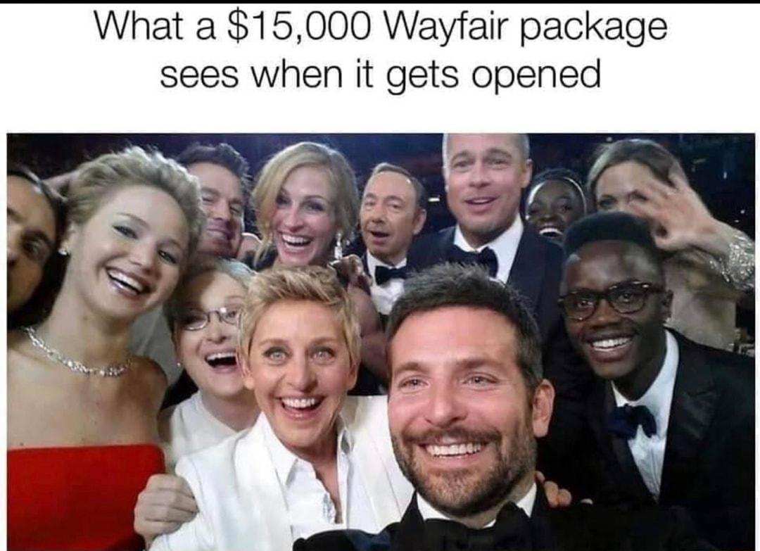 What a 15000 Wayfair package sees when it gets opened