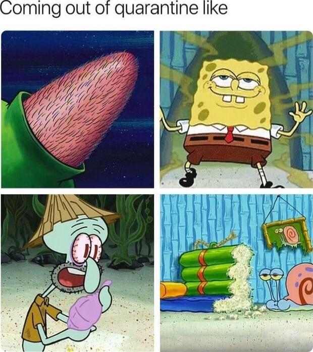 Coming out of quarantine like