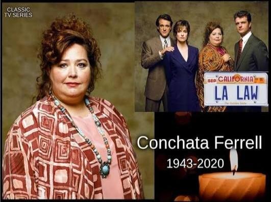 CLASSIC TV SERIES SEP CALIFORNIA 95 LA LAW Conchata Ferrell 1943-2020