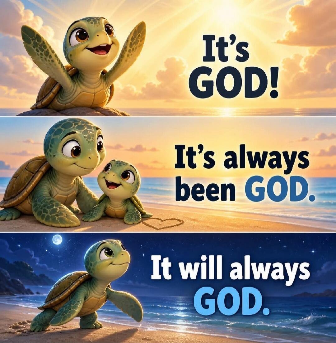 It's GOD! It's always been GOD. It will always GOD.