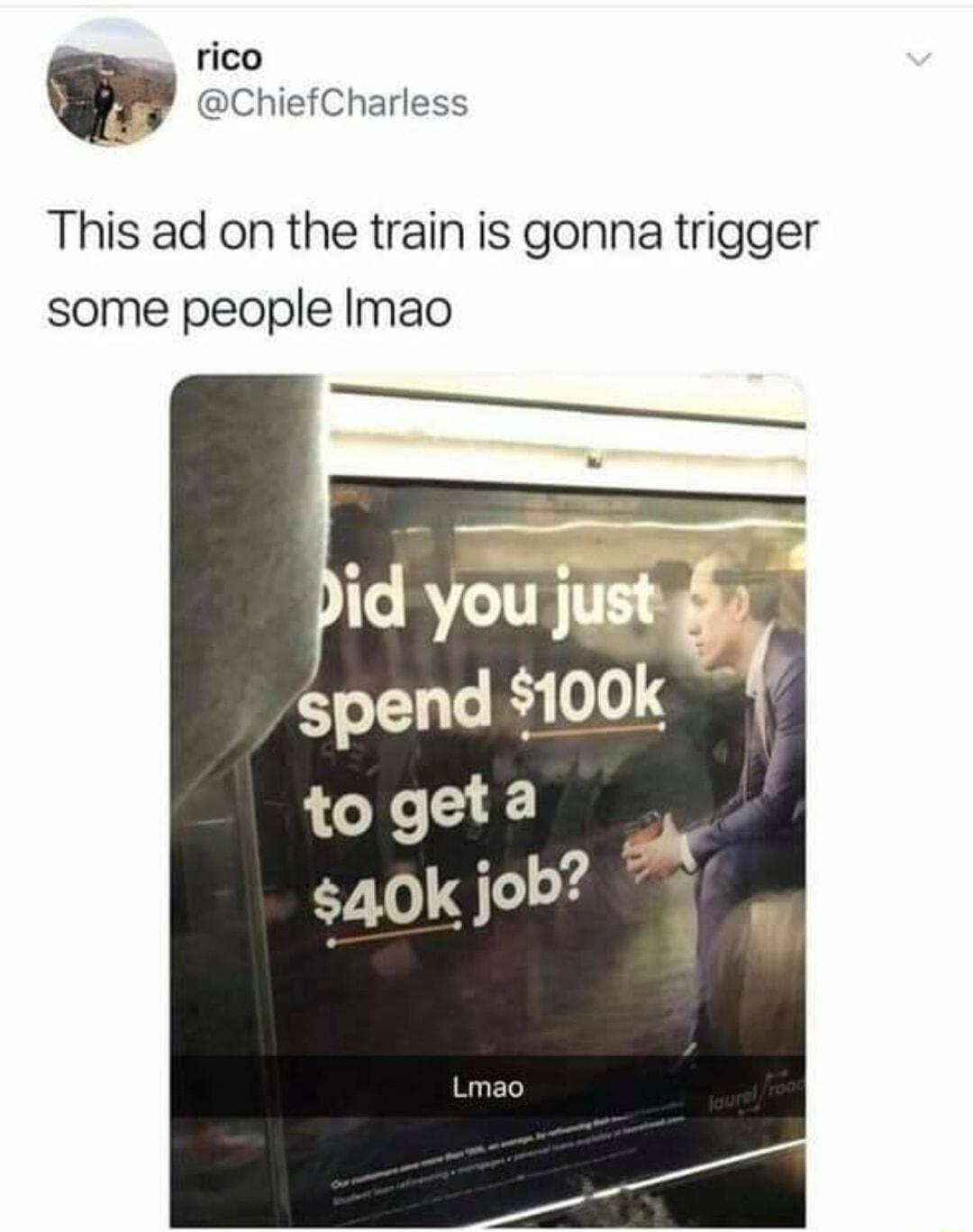 rico m ChiefCharless This ad on the train is gonna trigger some people Imao