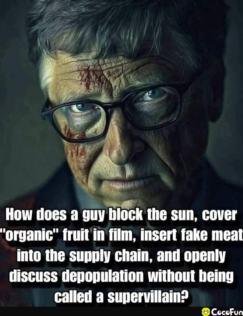 How does a guy block the sun, cover 