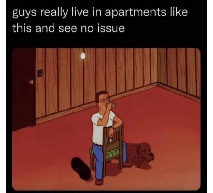 guys really live in apartments like this and see no issue v jx