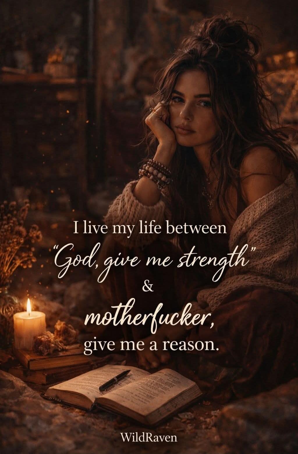 I live my life between 