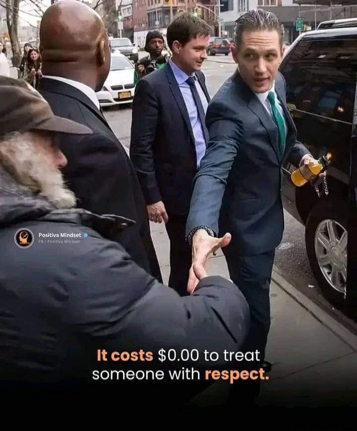 It costs 000 to treat someone with respect