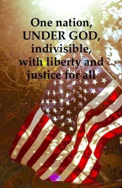 One nation, UNDER GOD, indivisible, with liberty and justice for all