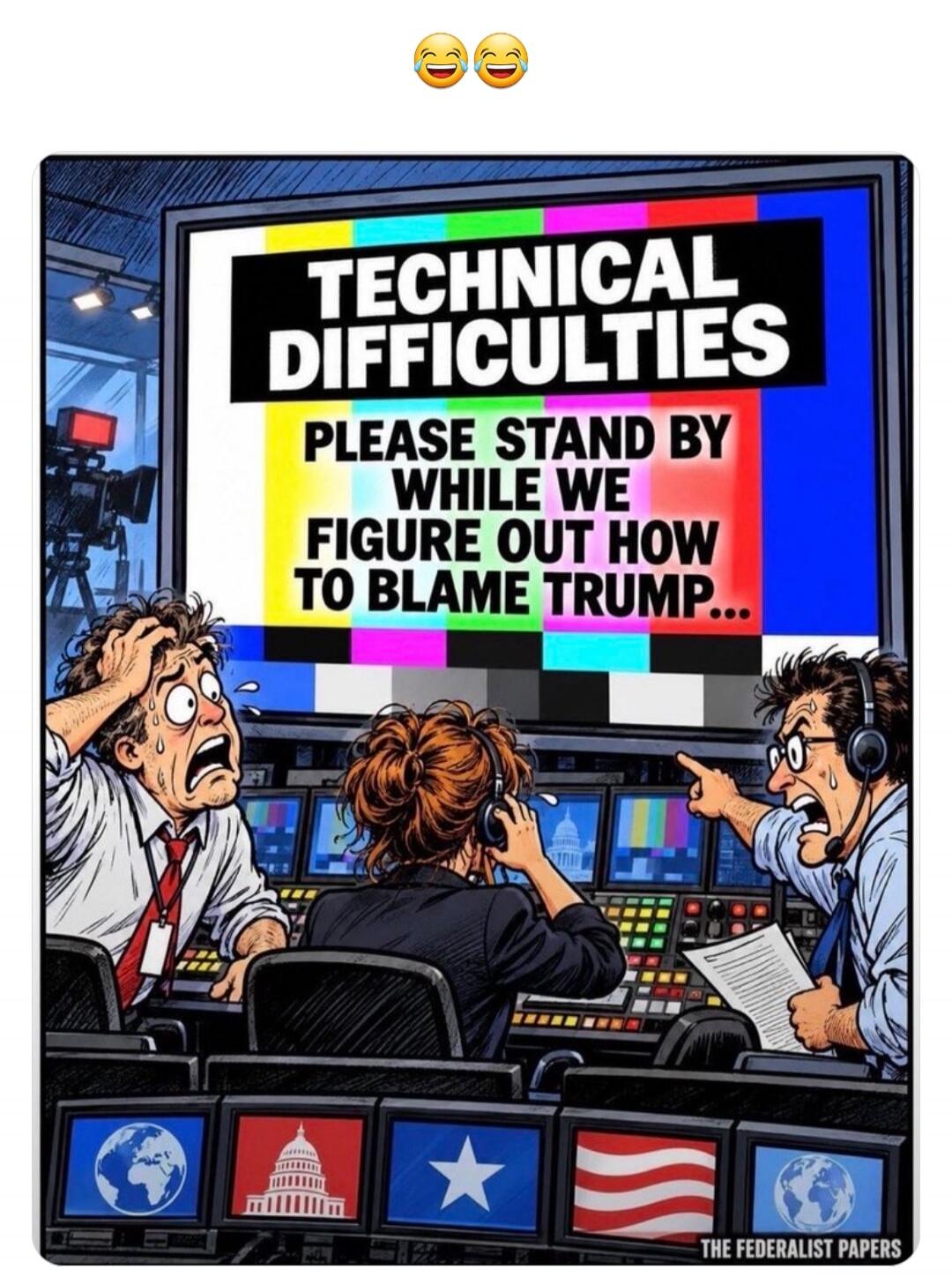 TECHNICAL DIFFICULTIES PLEASE STAND BY WHILE WE FIGURE OUT HOW TO BLAME TRUMP... THE FEDERALIST PAPERS