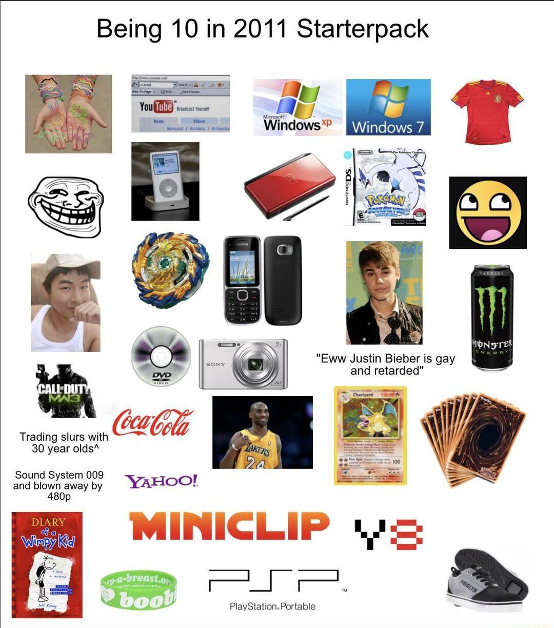 Being 10 in 2011 Starterpack ST YOuQRE sucst e Eww Justin Bieber is gay and retarded Trading slurs with 30 year olds 24 Sound System 009 and blown away by YaHoO 480p PlayStationPortable