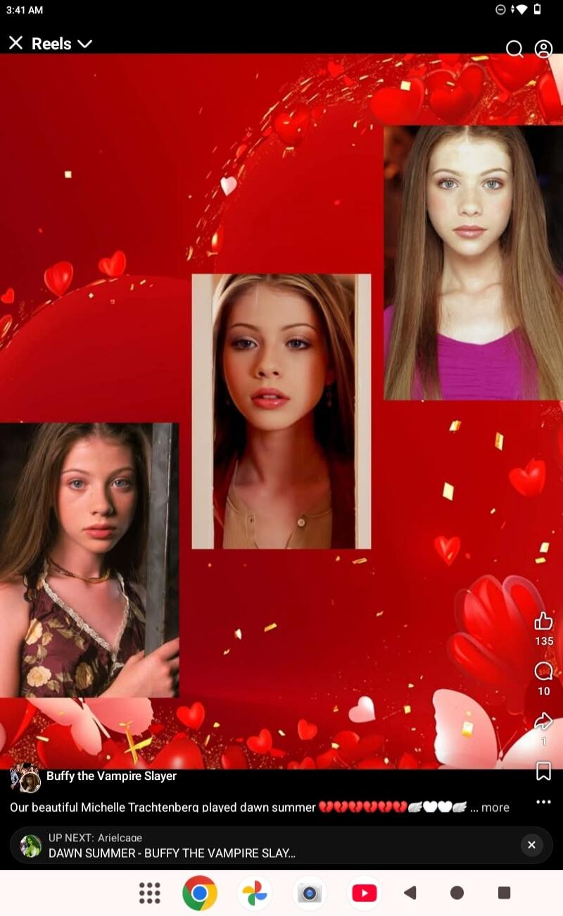 Our beautiful Michelle Trachtenberg played dawn summer