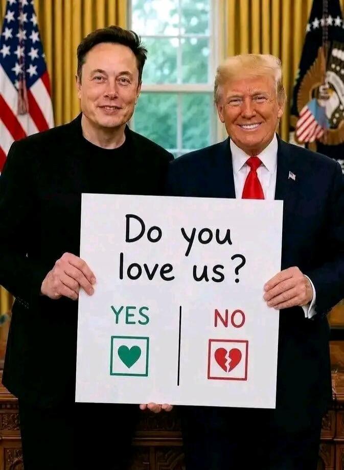 Do you love us? YES NO