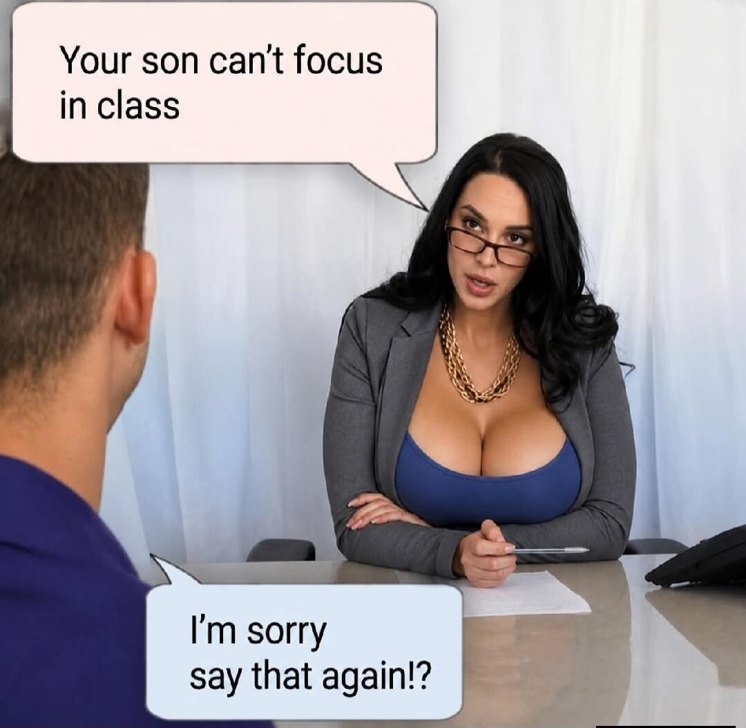 Your son can't focus in class I'm sorry say that again!?
