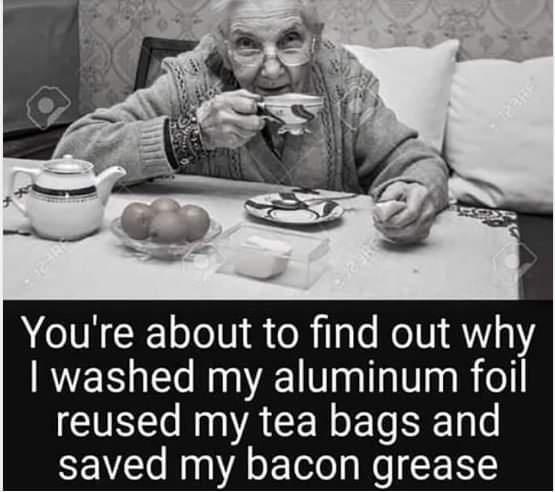 Youre about to find out why washed my aluminum foil IS R A CENEL ST saved my bacon grease
