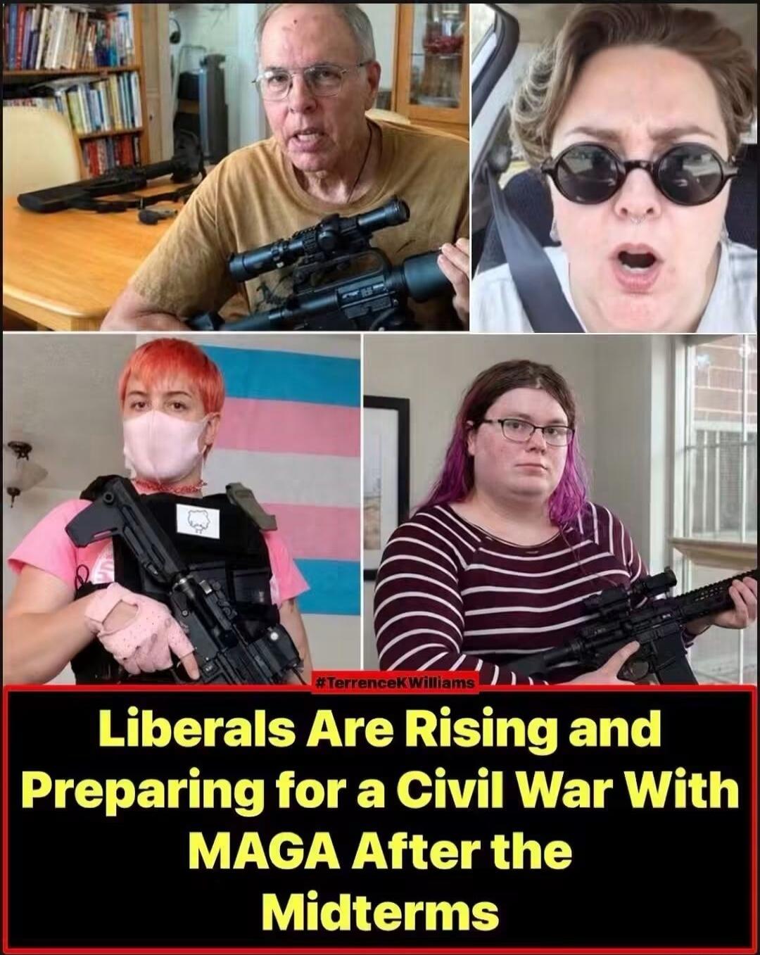 Liberals Are Rising and Preparing for a Civil War With MAGA After the Midterms #TerrenceKWilliams