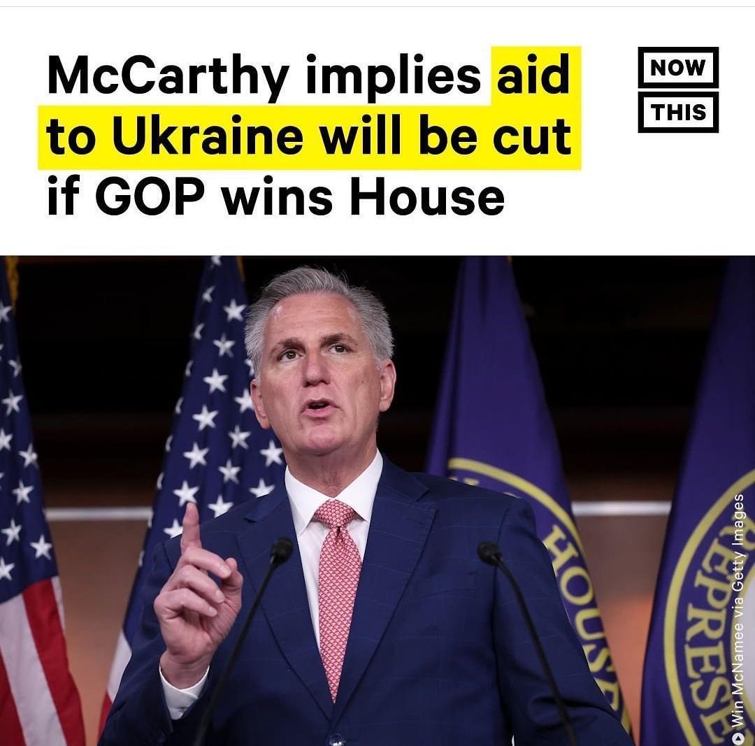 McCarthy implies if GOP wins House