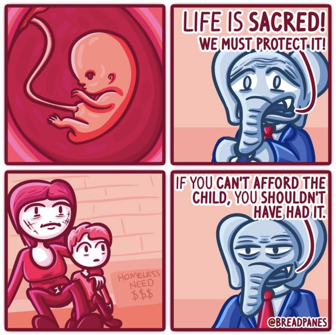 LIFE IS SACRED WE MUST_PROTECTIT IFYOU CANT AFFORD THE CHILD YOU SHOULDNT