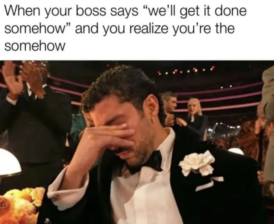 When your boss says 