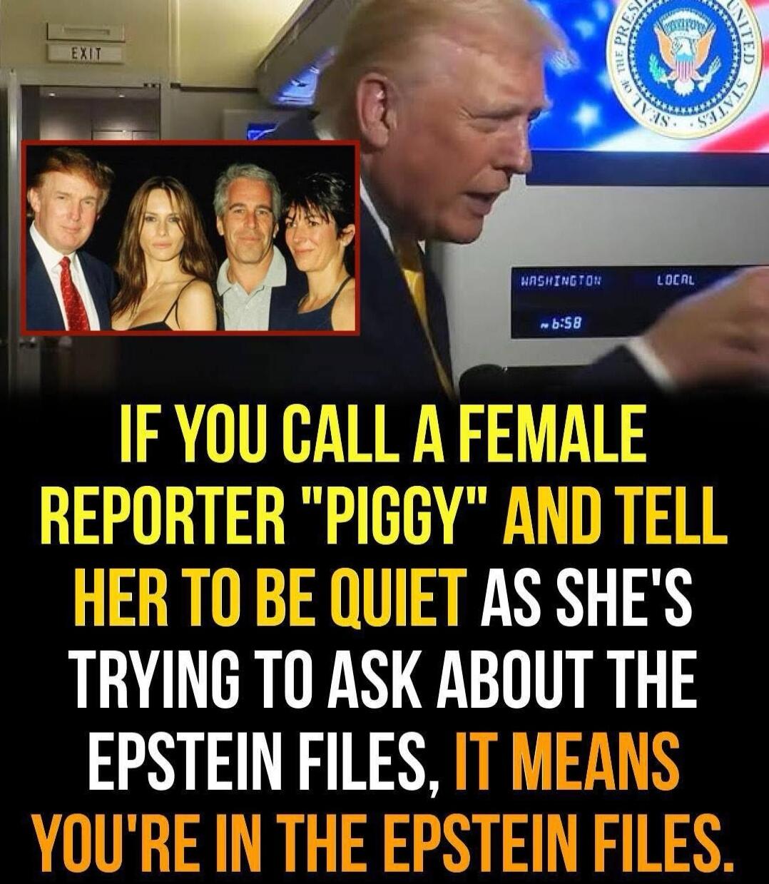 IF YOU CALL A FEMALE REPORTER 