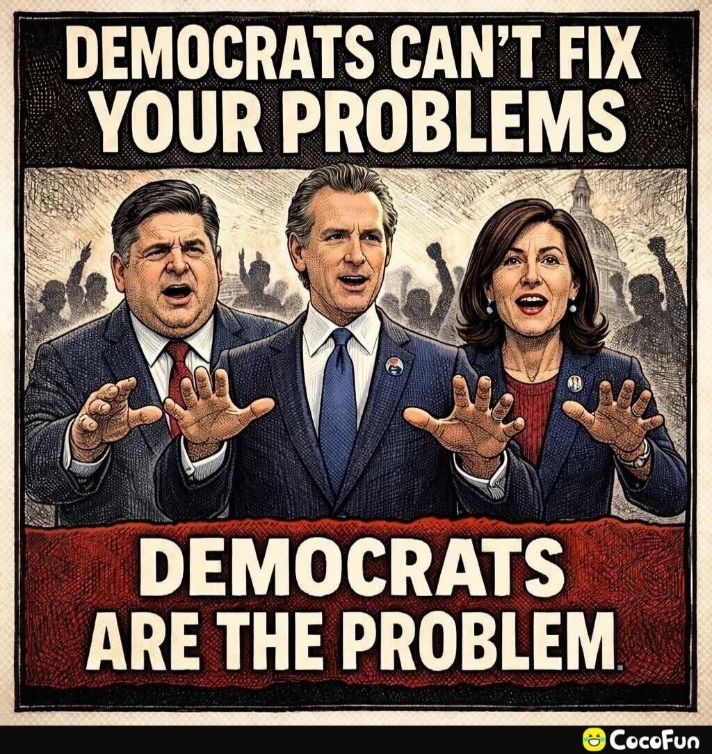 DEMOCRATS CAN'T FIX YOUR PROBLEMS DEMOCRATS ARE THE PROBLEM