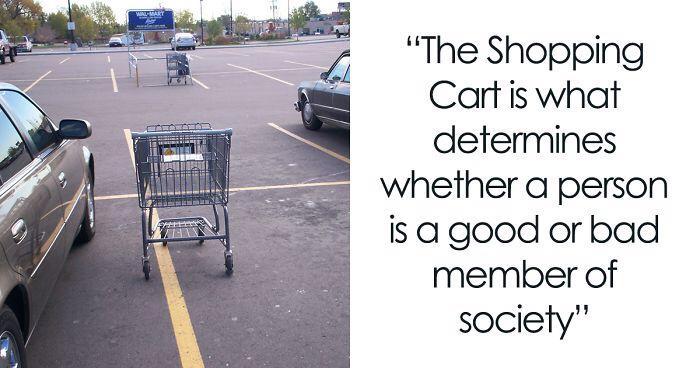 The Shopping Cartis what detfermines whether a person is a good or bad member of society