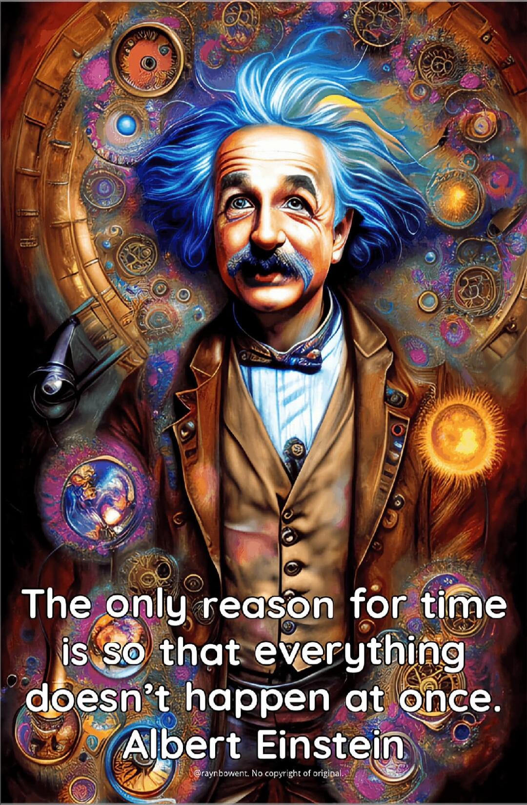 The only reason for time is so that everything doesn't happen at once. Albert Einstein
