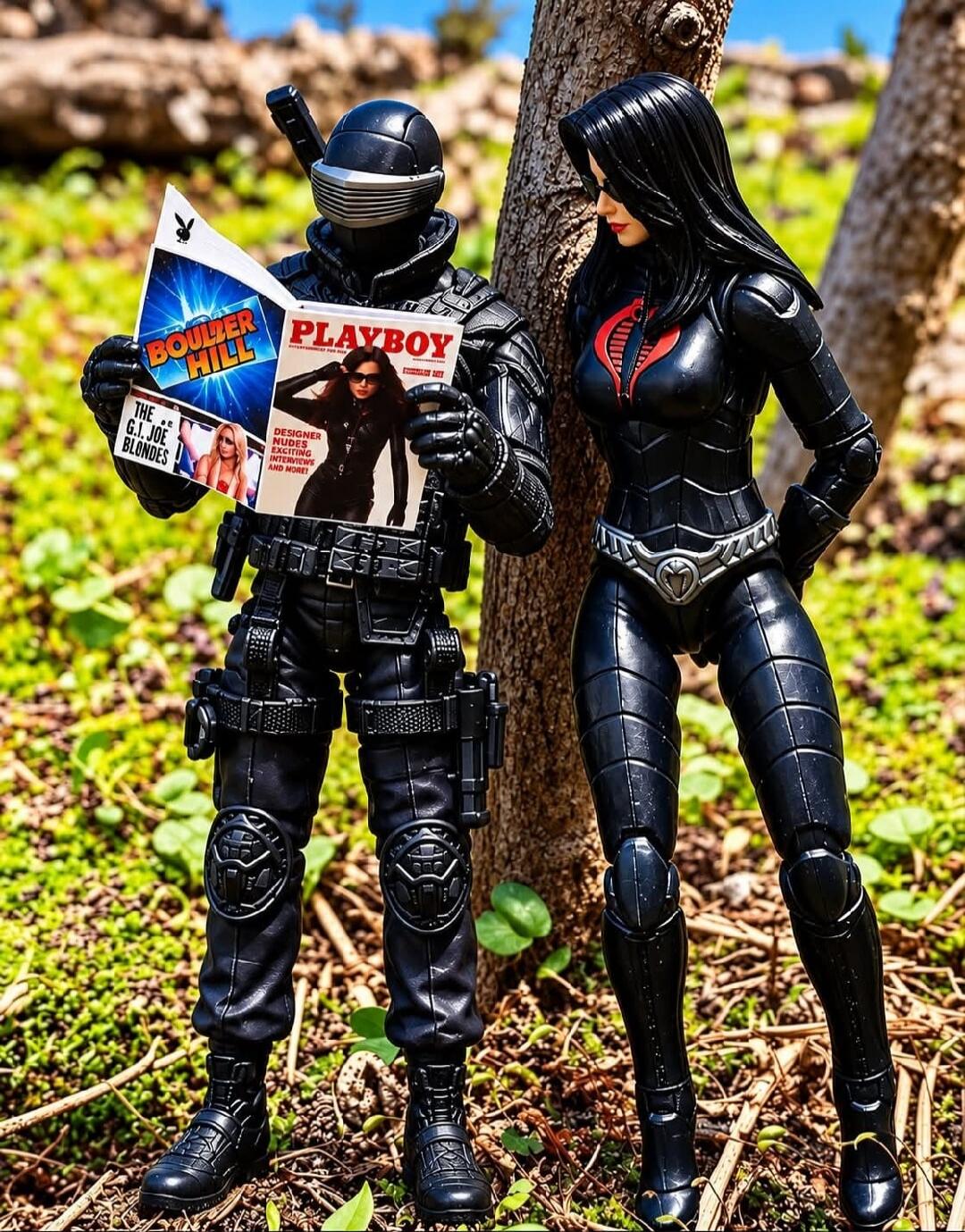 BOULDER HILL PLAYBOY THE G.I. JOE BLONDES DESIGNER BABES EXCITING INTERVIEWS AND MORE!