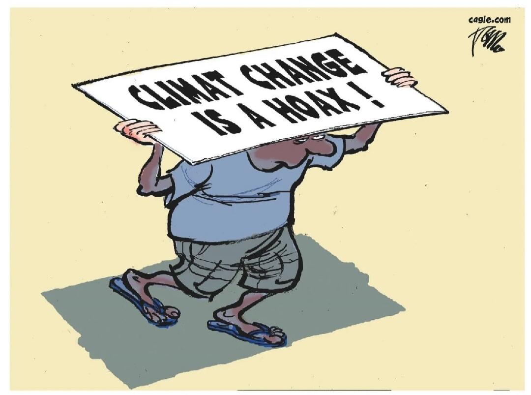 CLIMATE CHANGE IS A HOAX!