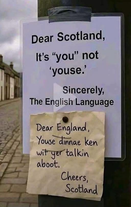 Dear Scotland, It’s 
