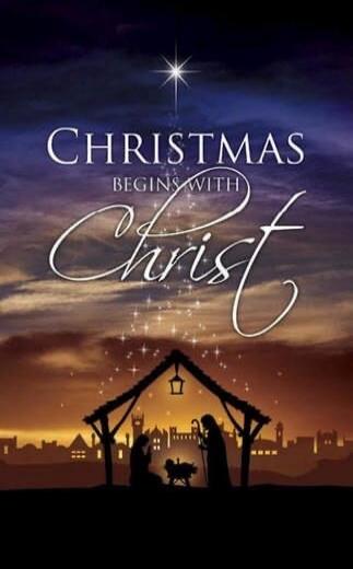 Christmas begins with Christ
