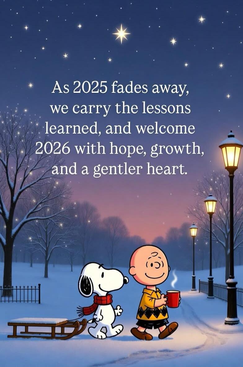 As 2025 fades away, we carry the lessons learned, and welcome 2026 with hope, growth, and a gentler heart.
Session ID: 1044185.