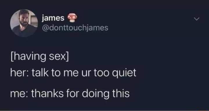 james donttouchjames EVIleKI her talk to me ur too quiet MERGERIChelgelollleR I