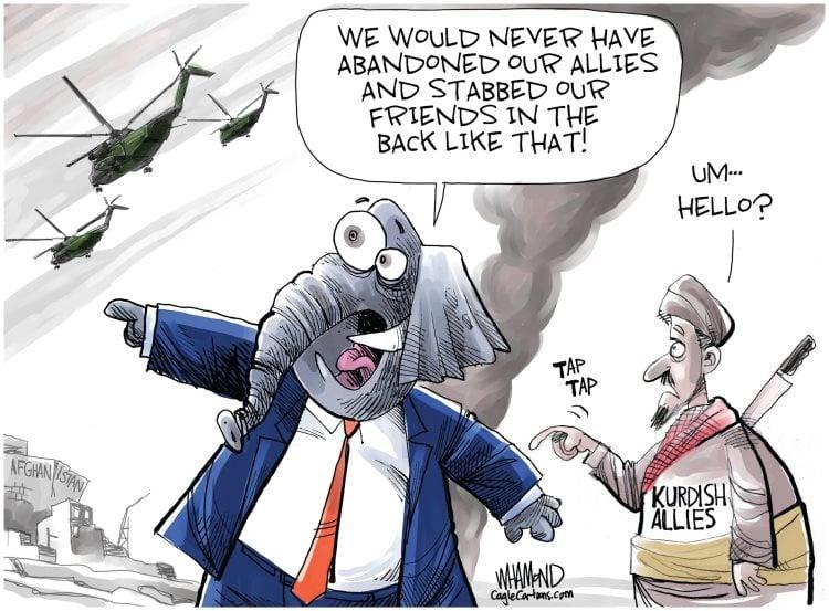 WE WoulLD NEVER HAVE ABANDONED OUR ALLIES AND STABBED OUR FRIENDS IN THE BACK LIKE THAT