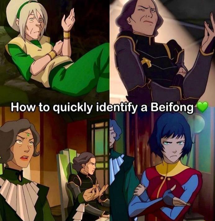 How to quickly identify a Beifong 💚