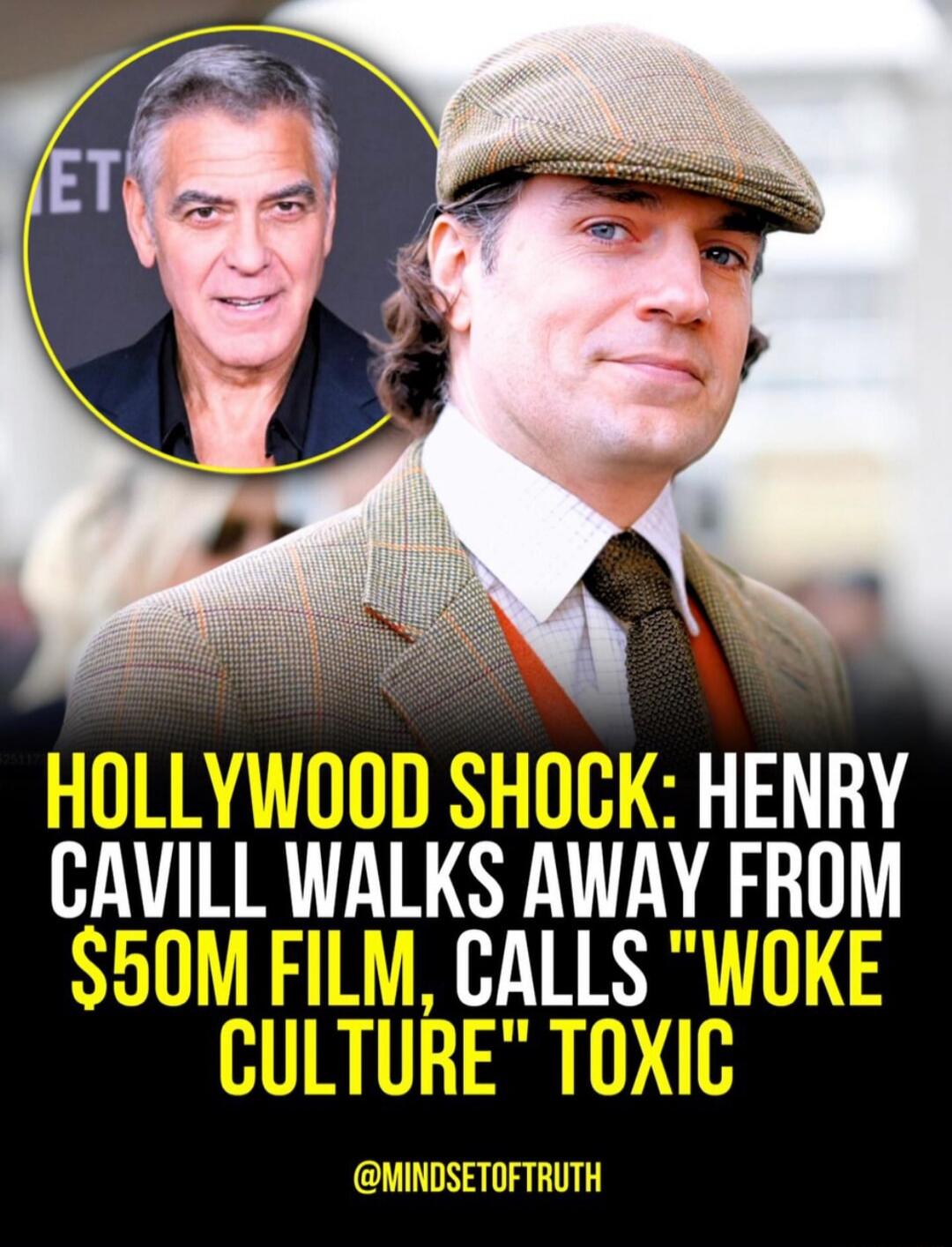 HOLLYWOOD SHOCK: HENRY CAVILL WALKS AWAY FROM $50M FILM, CALLS 