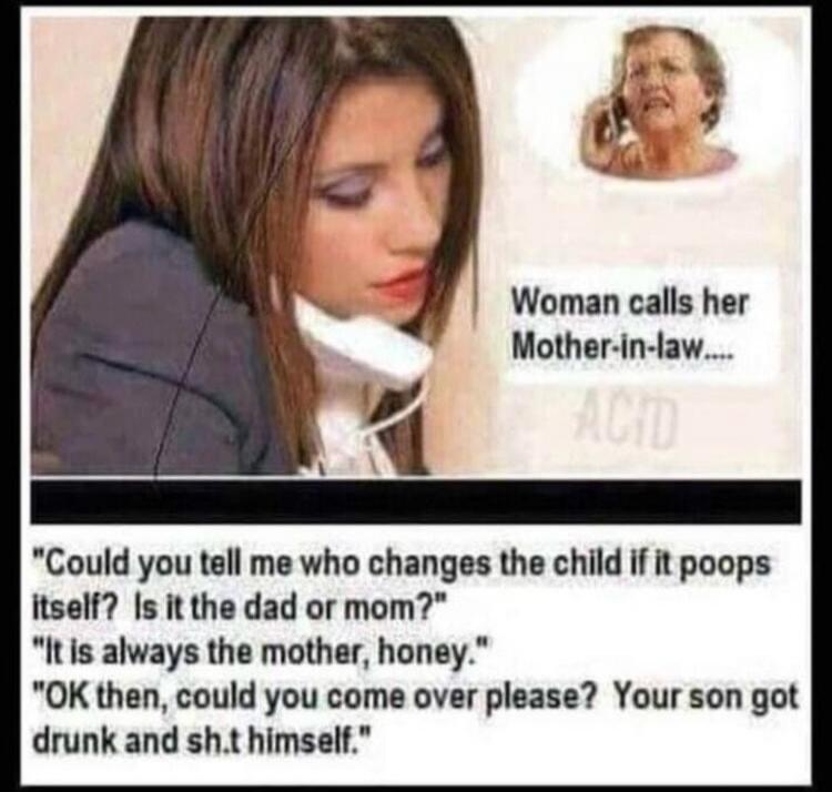Woman calls her Mother-in-law.... 