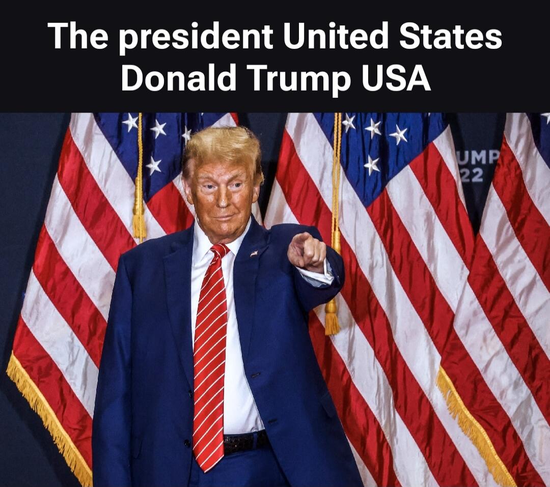 The president United States Donald Trump USA
