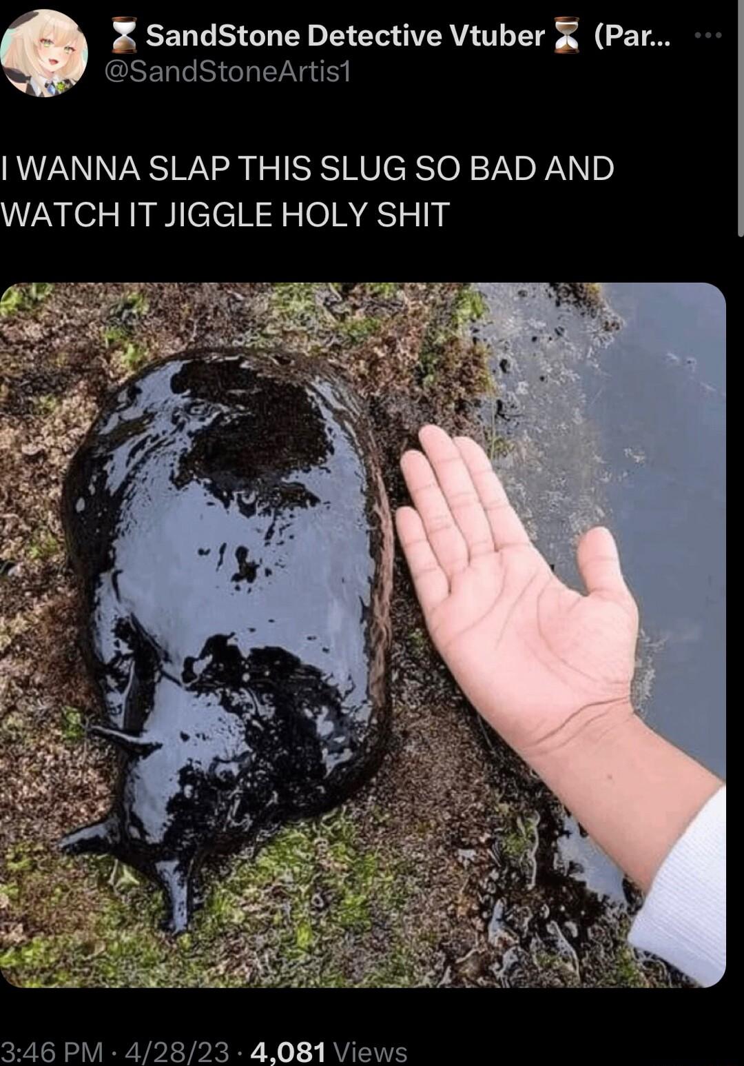 X SandStone Detective Vtuber X Par GRERGNIGHEN WANNA SLAP THIS SLUG SO BAD AND WATCH IT JIGGLE HOLY SHIT 346 PM 42823 4081 Vie