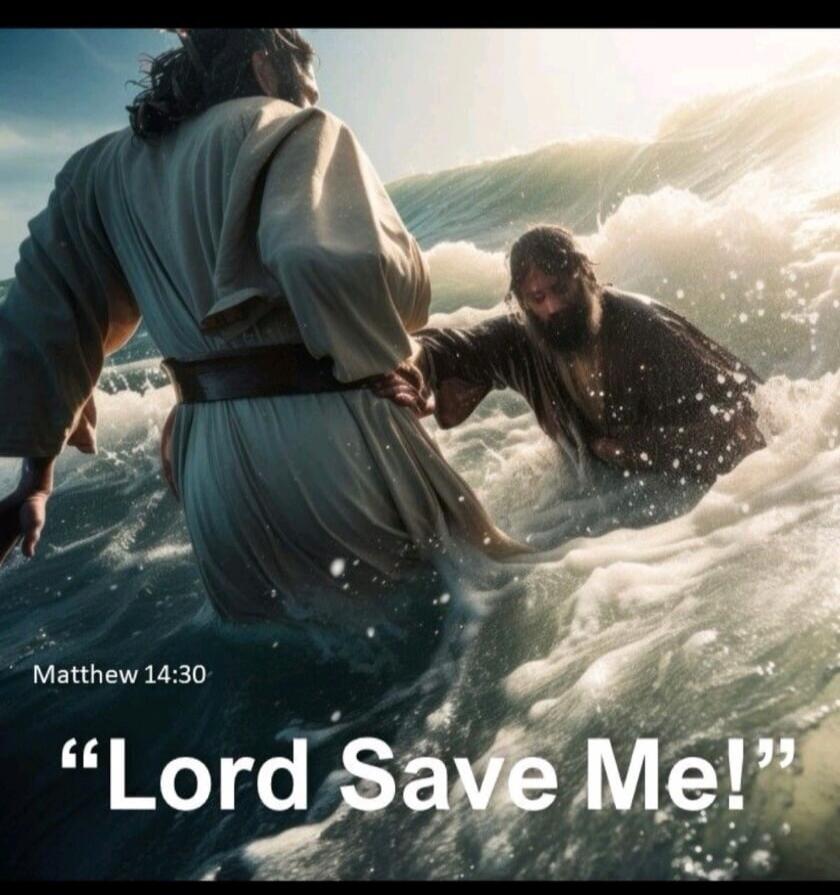 Matthew 14:30 