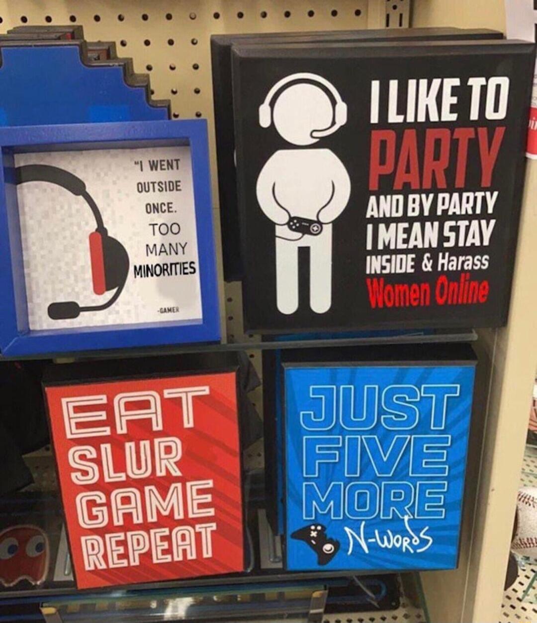 e LKETD Q ANDBY PARTY MEAN STAY INSIDE Harass