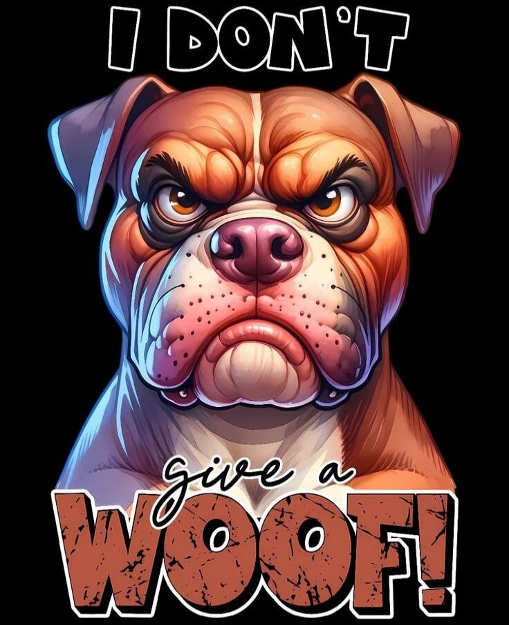 I DON'T give a WOOF!
