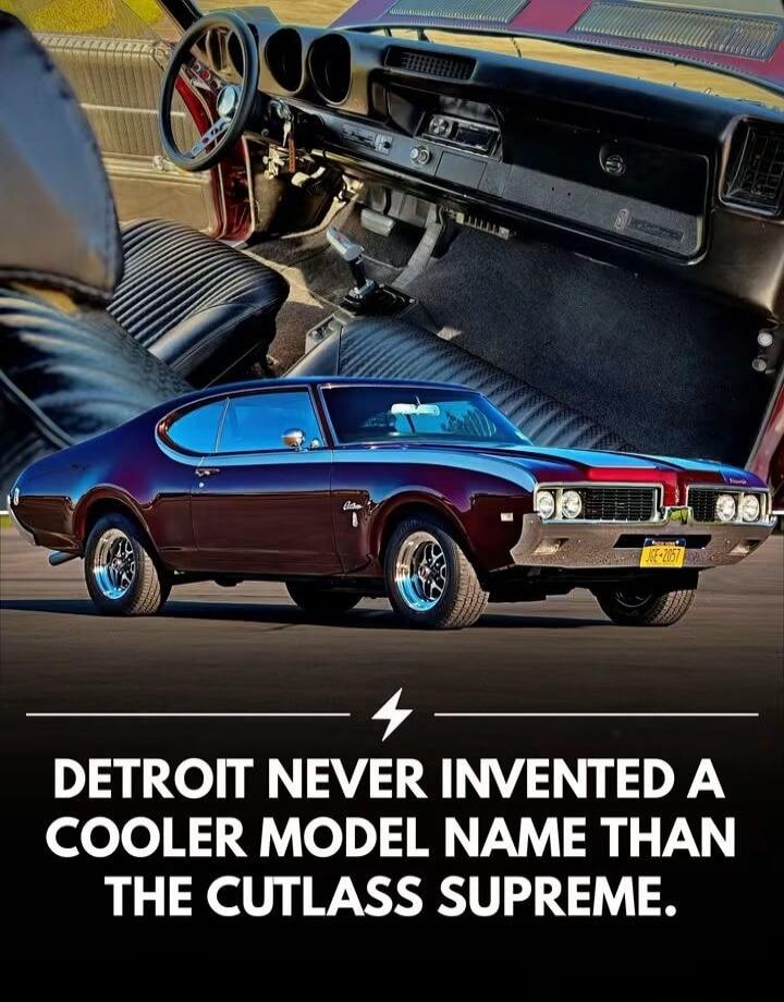 DETROIT NEVER INVENTED A COOLER MODEL NAME THAN THE CUTLASS SUPREME.