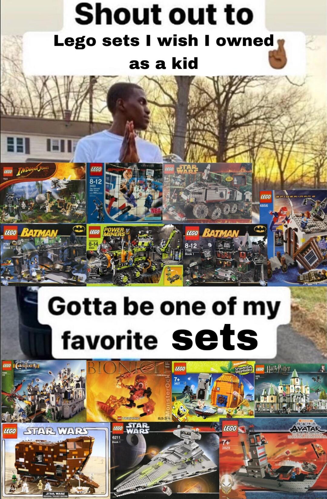 Shout out to Lego sets wish owned as a kid