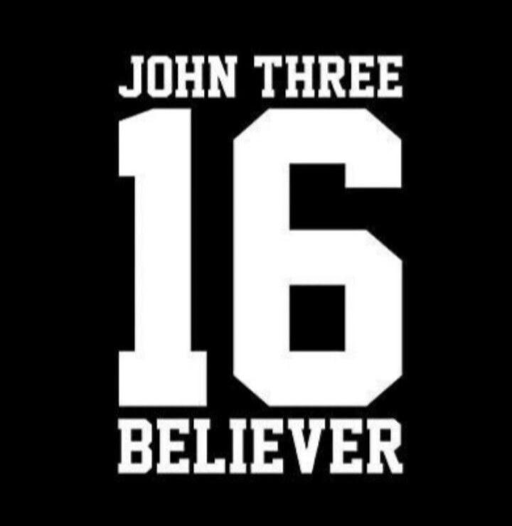 JOHN THREE 16 BELIEVER
