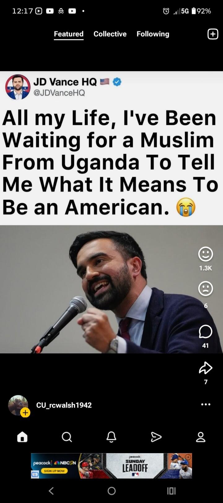 All my Life, I've Been Waiting for a Muslim From Uganda To Tell Me What It Means To Be an American.