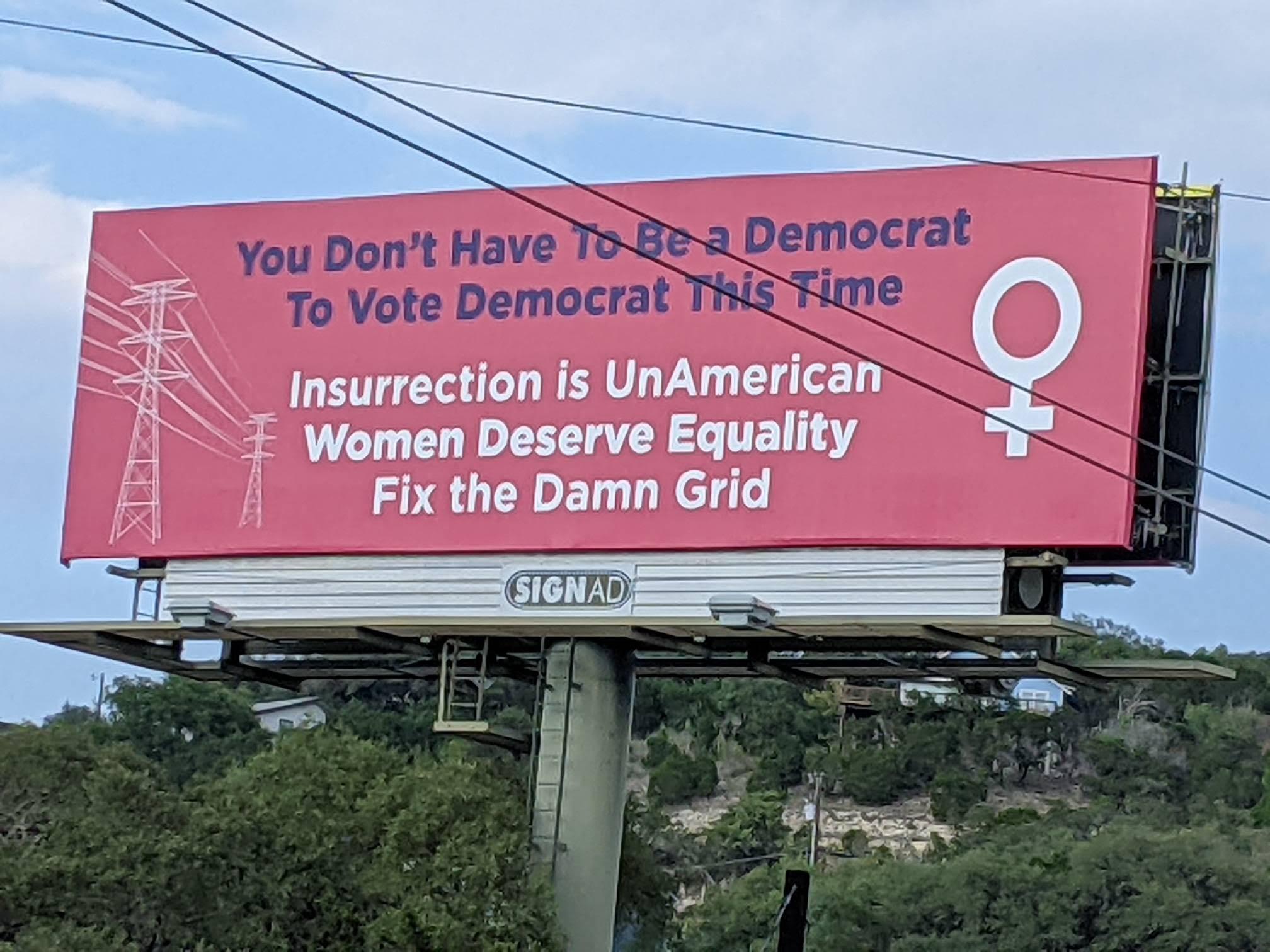 Insurrection is UnAmerican T Women Deserve Equality Fix the Damn Grid