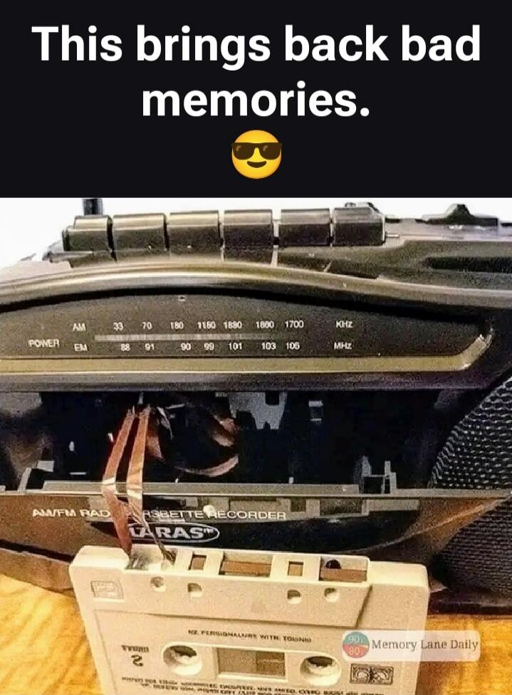 This brings back bad memories. 😎