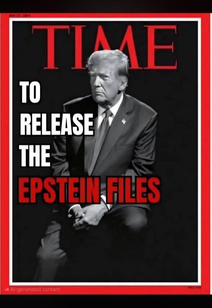 TIME TO RELEASE THE EPSTEIN FILES AI-generated content