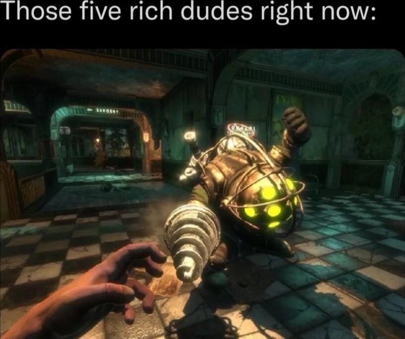 Those five rich dudes right now