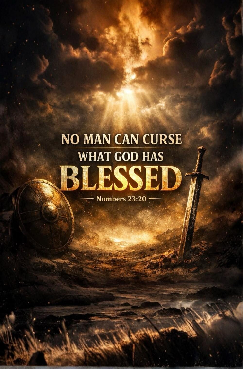 NO MAN CAN CURSE WHAT GOD HAS BLESSED - Numbers 23:20