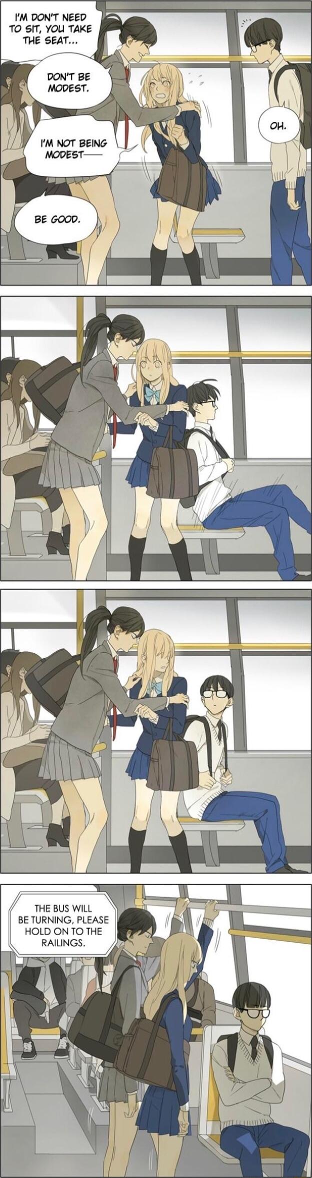 IM NOT BEING MODEST THEBUSWILL BETURNING PLEASE HOLD ON TO THE RAILINGS