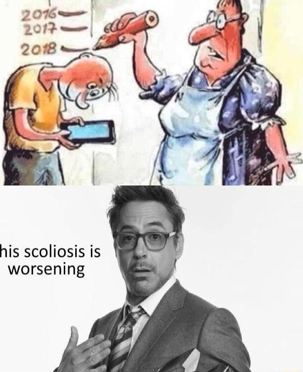 his scoliosis is worsening
